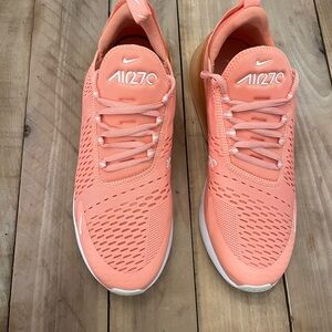 Nike Women's Air Max 270 Crimson Bliss/White Size 12 (DJ2746-600)